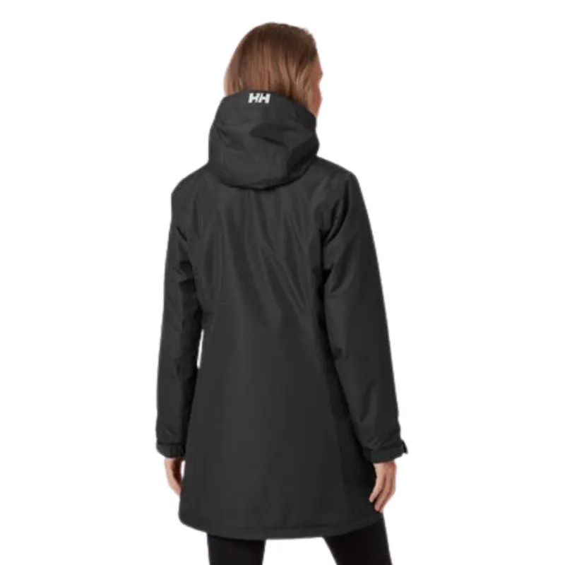 Helly Hansen Women's Long Belfast Winter Jacket in Black-1